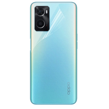 Противоударная гидрогелевая пленка Hydrogel Film для Oppo A76 на заднюю панель, Transparent