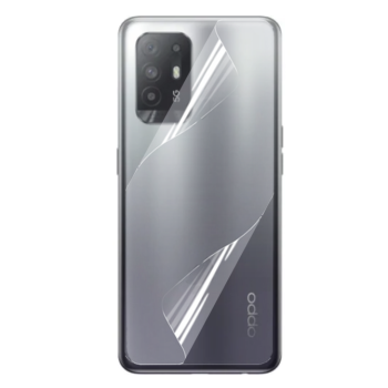 Противоударная гидрогелевая пленка Hydrogel Film для Oppo A94 на заднюю панель, Transparent