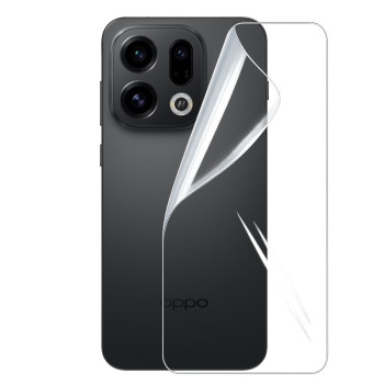 Противоударная гидрогелевая пленка Hydrogel Film для Oppo Find X9 на заднюю панель, Transparent
