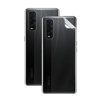 Противоударная гидрогелевая пленка Hydrogel Film для Oppo Find X2 Pro на заднюю панель, Transparent