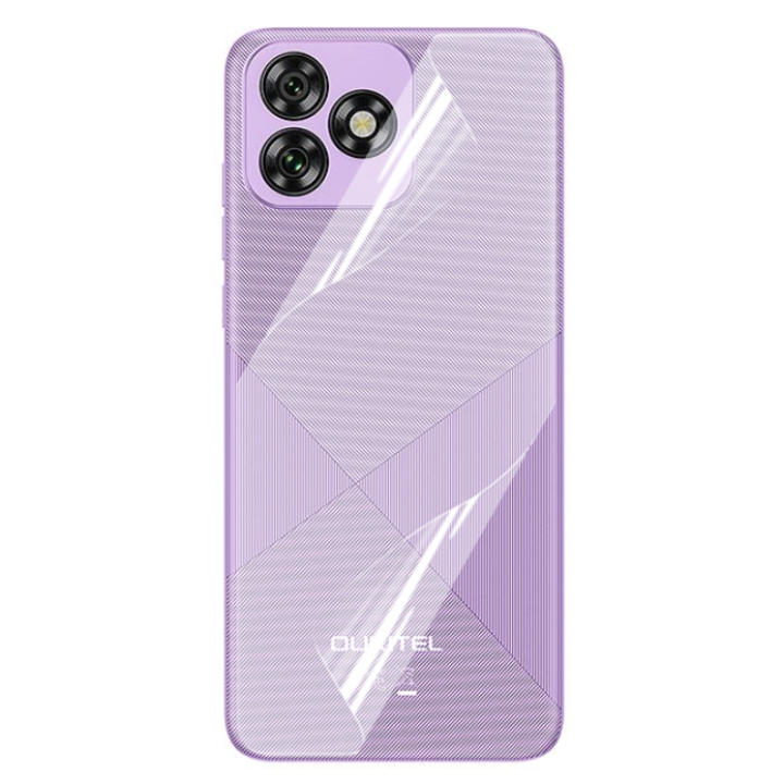 Протиударна гідрогелева плівка Hydrogel Film для Oukitel C53 на задню панель Transparent
