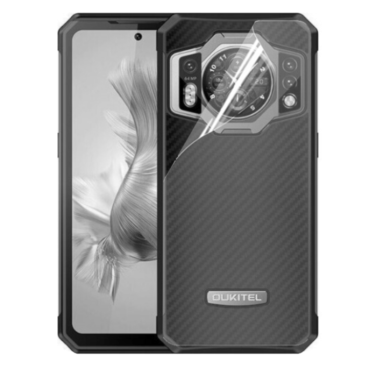 Противоударная гидрогелевая пленка Hydrogel Film для Oukitel WP21 на заднюю панель, Transparent