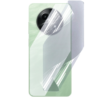 Противоударная гидрогелевая пленка Hydrogel Film для Realme 12 5g / 12x на заднюю панель, Transparent