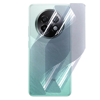Противоударная гидрогелевая пленка Hydrogel Film для Realme 13 plus на заднюю панель, Transparent