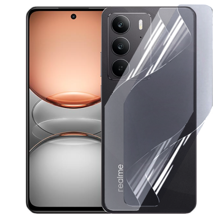 Протиударна гідрогелева плівка Hydrogel Film для Realme C75​​​ на задню панель, Transparent