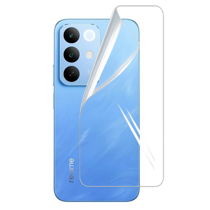 Гидрогелевая пленка Hydrogel Film для Realme C85 5G на заднюю панель, Transparent