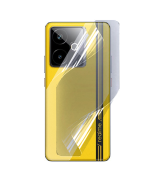 Противоударная гидрогелевая пленка Hydrogel Film для Realme GT 7T на заднюю панель, Transparent