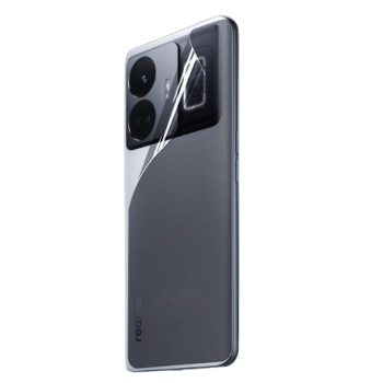 Противоударная гидрогелевая пленка Hydrogel Film для Realme GT3 на заднюю панель, Transparent