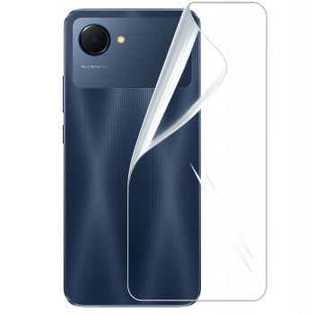 Гидрогелевая пленка Hydrogel Film для Realme Narzo 50i Prime на заднюю панель, Transparent