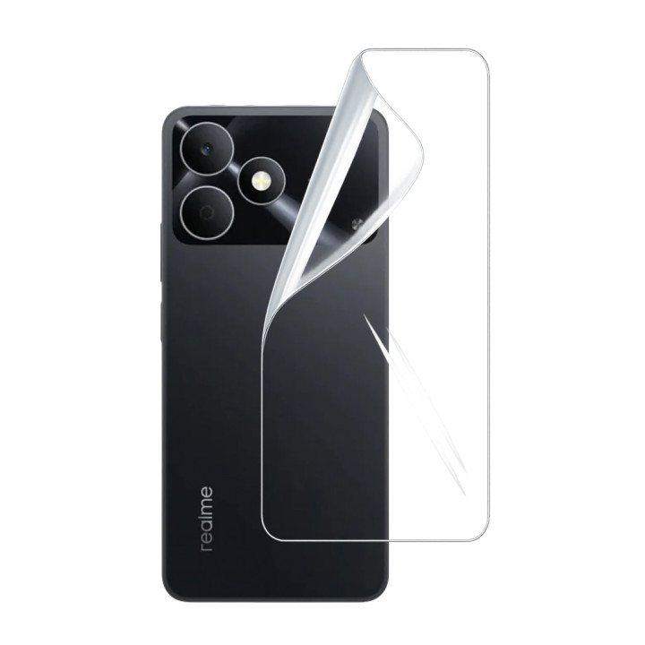 Гидрогелевая пленка Hydrogel Film для Realme Note 80 на заднюю панель, Transparent