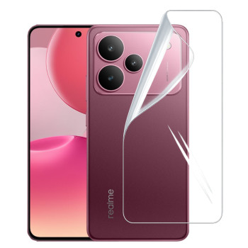 Гидрогелевая пленка Hydrogel Film для Realme P4 5G на заднюю панель, Transparent