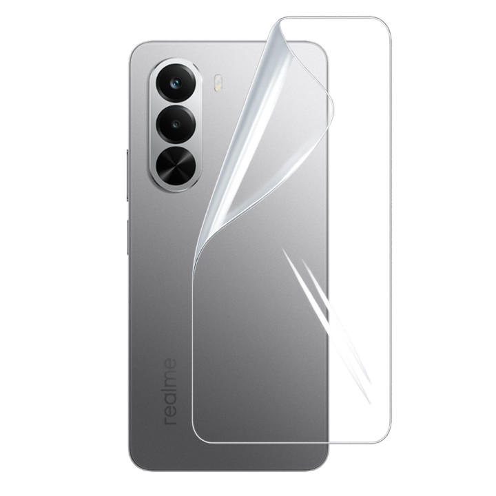Гідрогелева плівка Hydrogel Film для Realme P4x на задню панель, Transparent