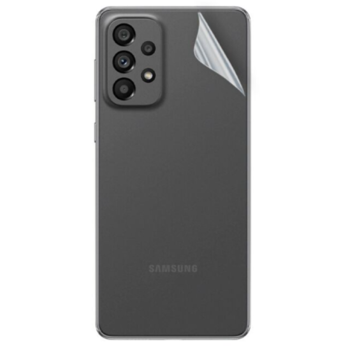 Противоударная гидрогелевая пленка Hydrogel Film для Samsung Galaxy A73 5G на заднюю панель, Transparent