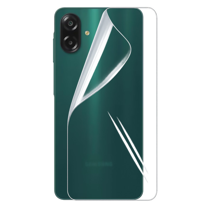 Протиударна гідрогелева плівка Hydrogel Film для Samsung Galaxy F07 на задню панель, Transparent