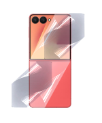 Противоударная гидрогелевая пленка Hydrogel Film для Samsung Galaxy Flip7 на заднюю панель, Transparent