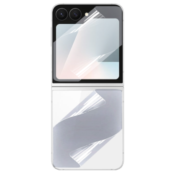 Протиударна гідрогелева плівка Hydrogel Film для Samsung Galaxy Flip7 FE на задню панель, Transparent
