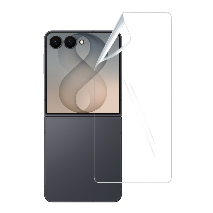 Гидрогелевая пленка Hydrogel Film для Samsung Galaxy Flip8 на заднюю панель, Transparent