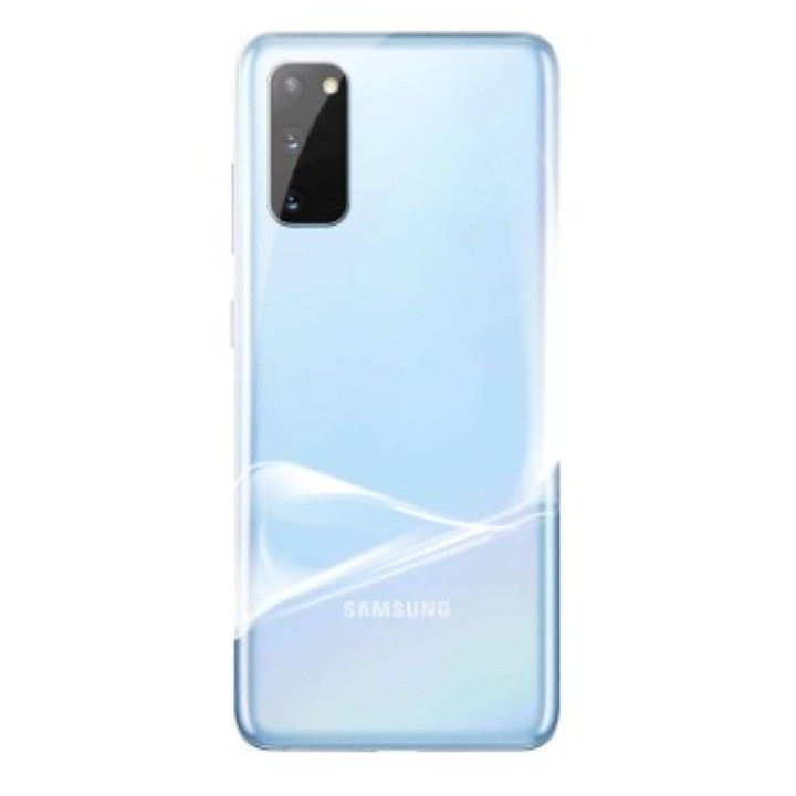 Противоударная гидрогелевая пленка Hydrogel Film для Samsung Galaxy S20 FE / S20 FE 5G на заднюю панель, Transparent