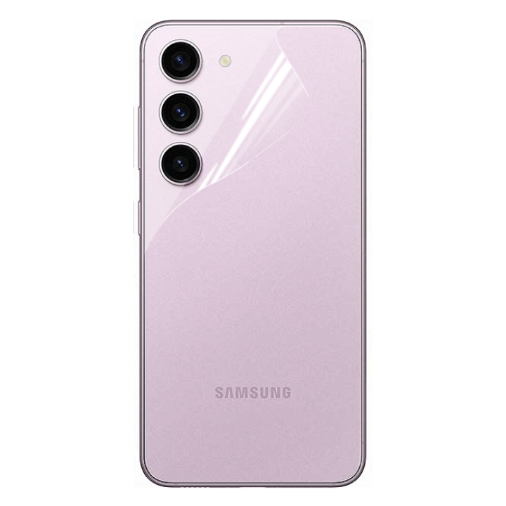 Противоударная гидрогелевая пленка Hydrogel Film для Samsung Galaxy S23 на заднюю панель, Transparent
