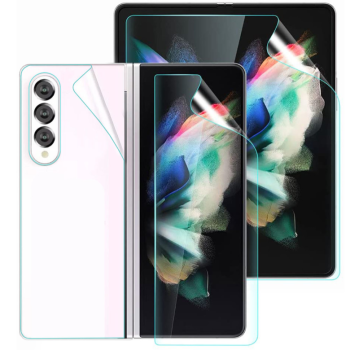 Протиударна гідрогелева плівка Hydrogel Film для Samsung Galaxy Fold3 5G на задню панель, Transparent