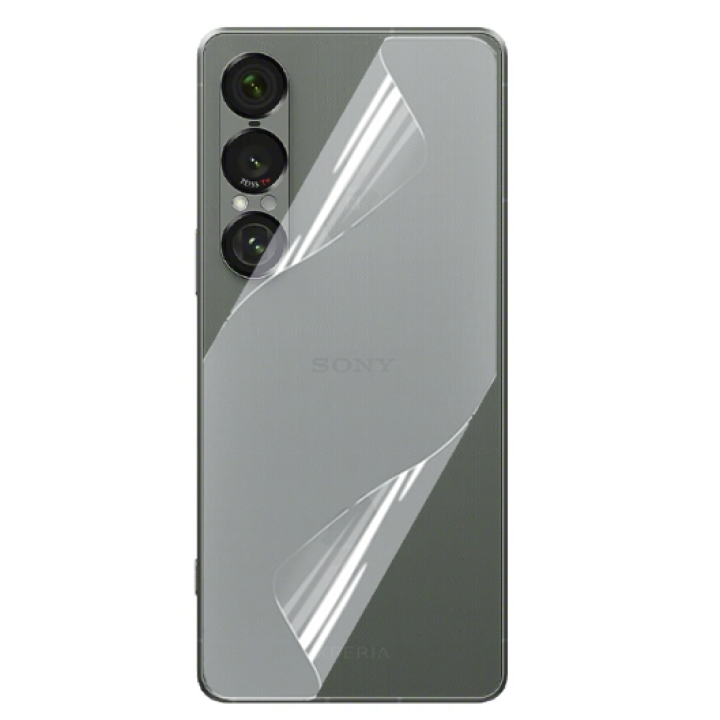 Протиударна гідрогелева плівка Hydrogel Film для Sony Xperia 1 VII на задню панель, Transparent