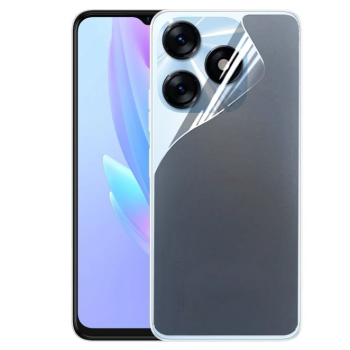 Протиударна гідрогелева плівка Hydrogel Film для Tecno Spark 10 на задню панель, Transparent