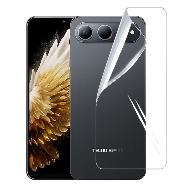 Гідрогелева плівка Hydrogel Film для Tecno Spark 40 5G на задню панель, Transparent