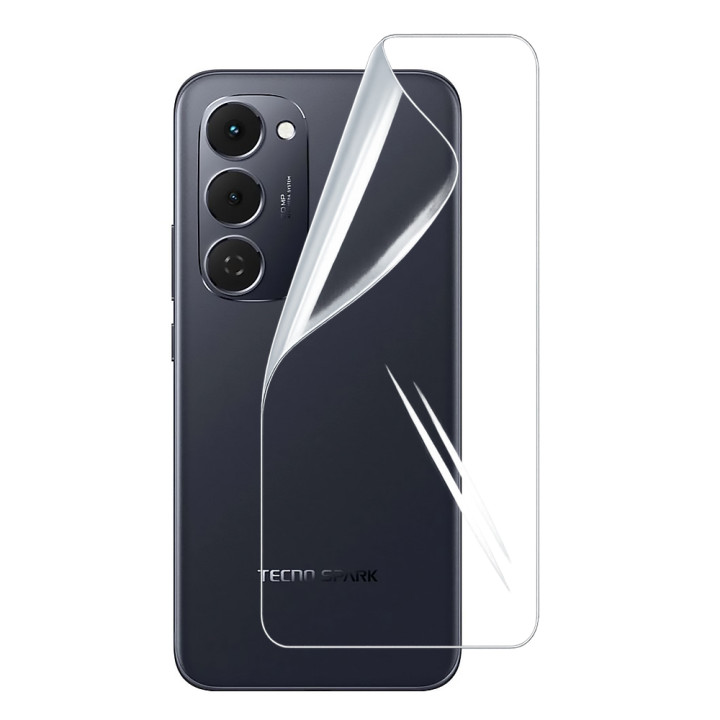 Гідрогелева плівка Hydrogel Film для Tecno Spark 40 Pro+ на задню панель, Transparent