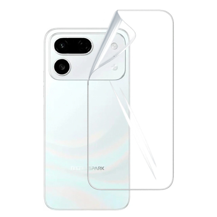Гідрогелева плівка Hydrogel Film для Tecno Spark 50 Pro​ на задню панель, Transparent