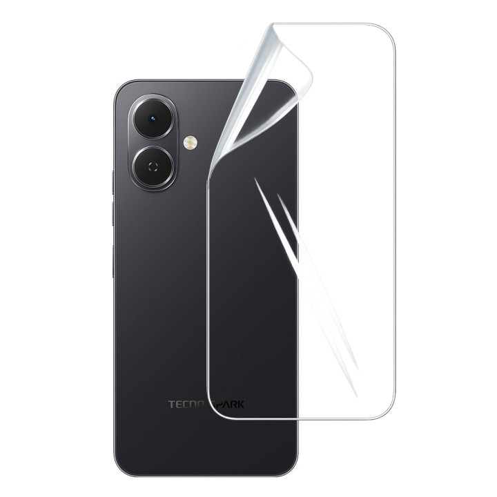 Гідрогелева плівка Hydrogel Film для Tecno Spark Go 2 / Pop 10​ на задню панель, Transparent