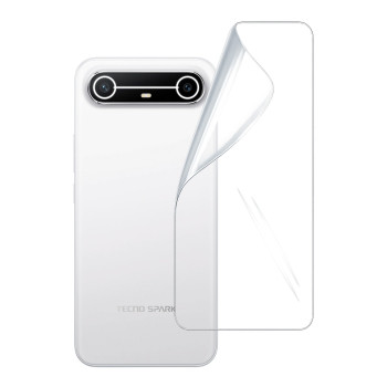 Гідрогелева плівка Hydrogel Film для Tecno Spark Slim на задню панель, Transparent