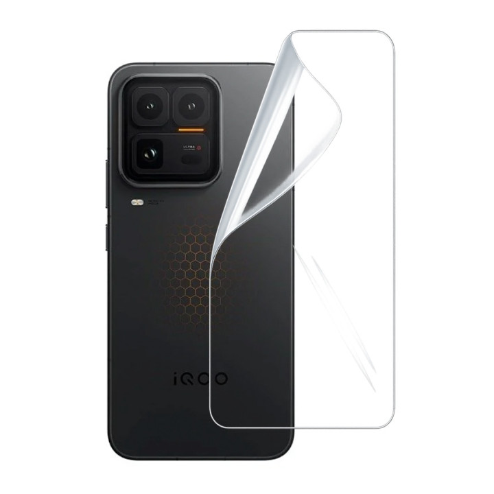Гідрогелева плівка Hydrogel Film для Vivo iQOO 15 Ultra​​ на задню панель, Transparent