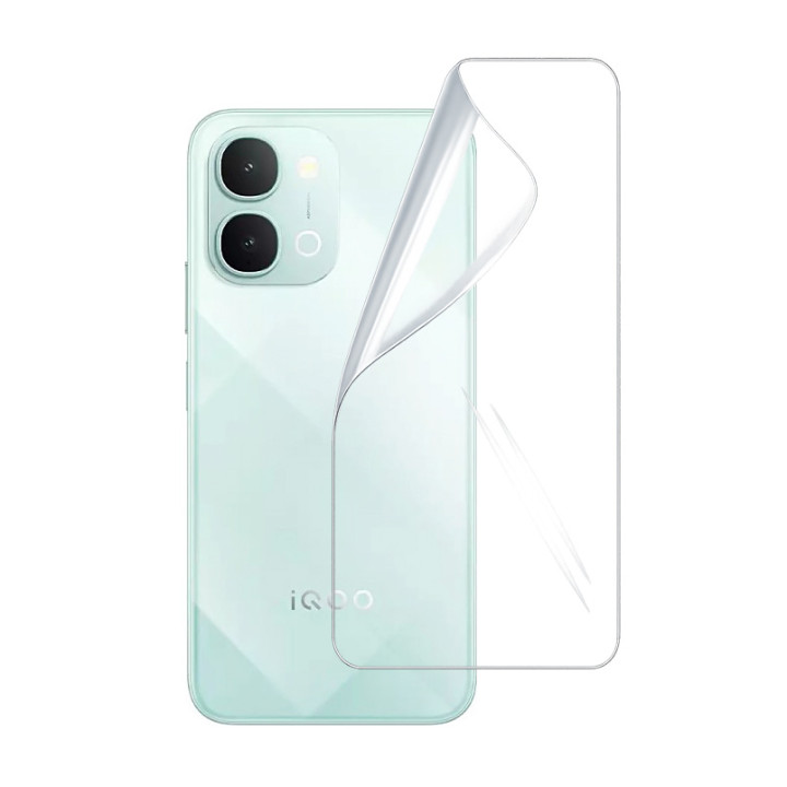 Гидрогелевая пленка Hydrogel Film для Vivo iQOO Z11x на заднюю панель, Transparent