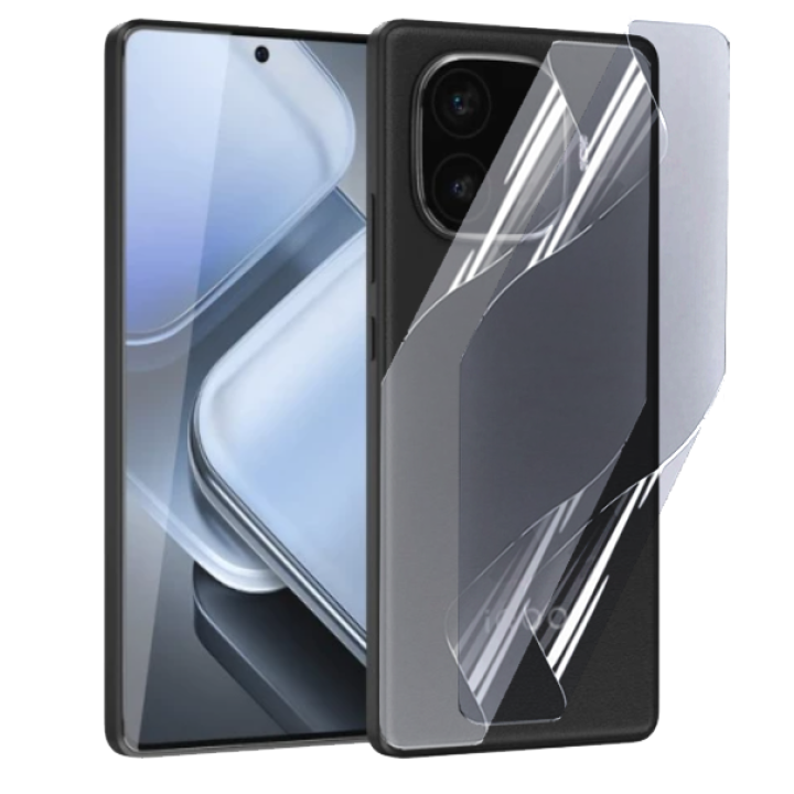 Протиударна гідрогелева плівка Hydrogel Film для Vivo iQOO Z9 Turbo+​ на задню панель, Transparent