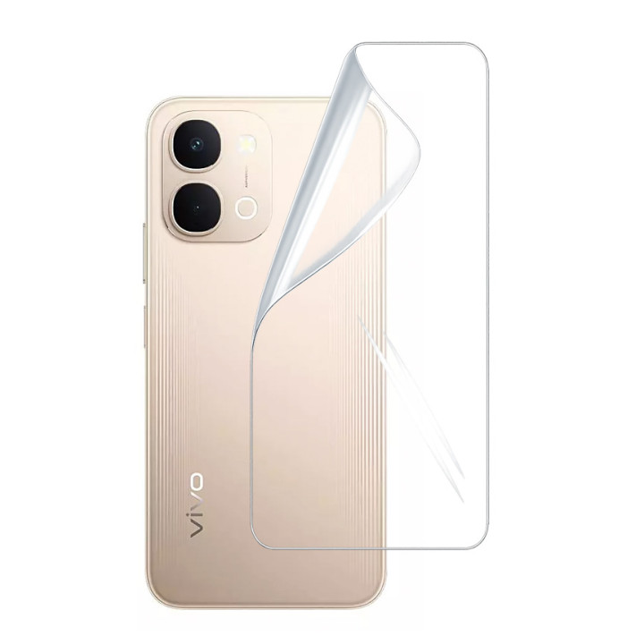 Гидрогелевая пленка Hydrogel Film для Vivo Y51 Pro 5G на заднюю панель, Transparent
