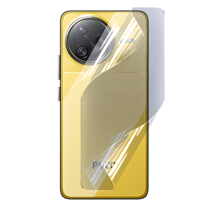 Противоударная гидрогелевая пленка Hydrogel Film для Xiaomi Poco F7 Ultra на заднюю панель, Transparent