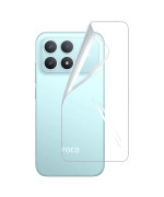 Гидрогелевая пленка Hydrogel Film для Xiaomi Poco F8 Pro на заднюю панель, Transparent