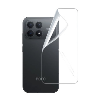 Гідрогелева плівка Hydrogel Film для Xiaomi Poco F8 на задню панель, Transparent