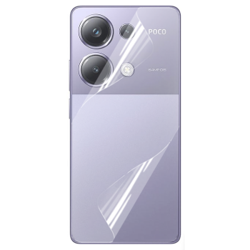 Протиударна гідрогелева плівка Hydrogel Film для Xiaomi Poco M6 Pro​​ на задню панель, Transparent