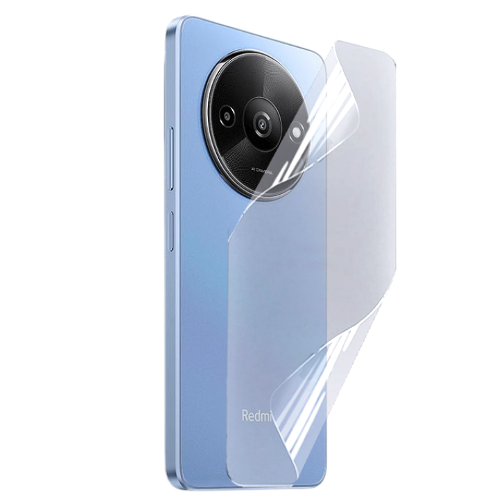 Протиударна гідрогелева плівка Hydrogel Film для Xiaomi Redmi A3​​​​ на задню панель, Transparent