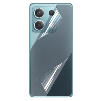 Противоударная гидрогелевая пленка Hydrogel Film для Xiaomi Redmi Note 13 5G на заднюю панель, Transparent