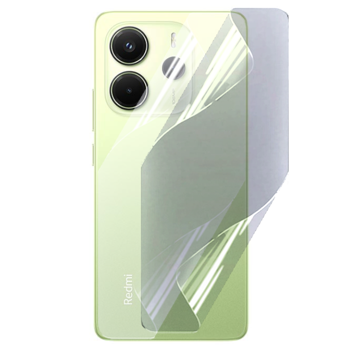 Протиударна гідрогелева плівка Hydrogel Film для Xiaomi Redmi Note 14 4g на задню панель, Transparent