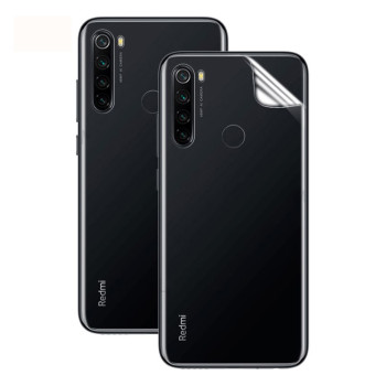 Протиударна гідрогелева плівка Hydrogel Film для Xiaomi Redmi Note 8 / Redmi Note 8 2021 на задню панель, Transparent