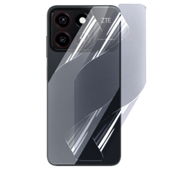 Противоударная гидрогелевая пленка Hydrogel Film для ZTE Blade A35 на заднюю панель, Transparent