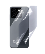 Противоударная гидрогелевая пленка Hydrogel Film для ZTE Blade A55 на заднюю панель, Transparent