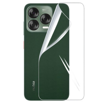 Протиударна гідрогелева плівка Hydrogel Film для ZTE nubia V70 Design на задню панель, Transparent