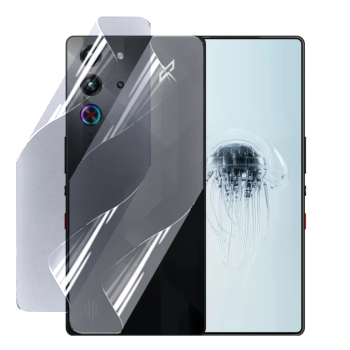 Протиударна гідрогелева плівка Hydrogel Film для ZTE Red Magic 10 Pro на задню панель, Transparent
