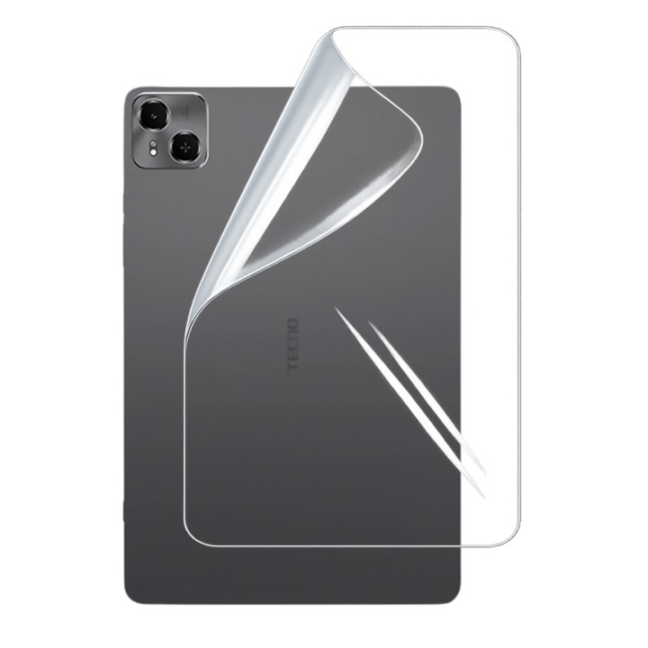 Противоударная гидрогелевая пленка Hydrogel Film для Tecno Megapad SE (10.03x6.52x0.28) на заднюю панель, Transparent