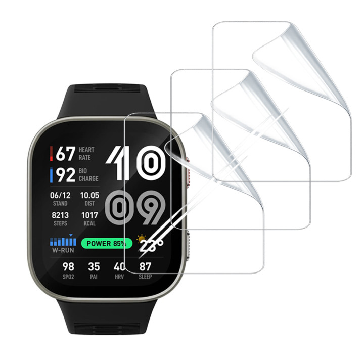 Гидрогелевая пленка Hydrogel Film для Amazfit Bip Max​​ (6 шт), Transparent