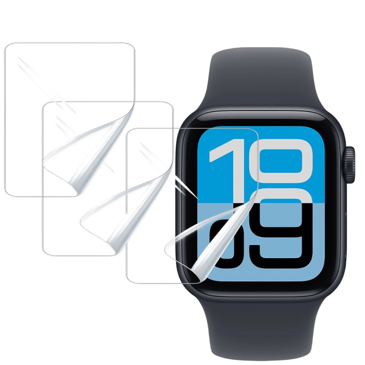 Гідрогелева плівка Hydrogel Film для Apple Watch SE 3 44mm (6 шт), Transparent